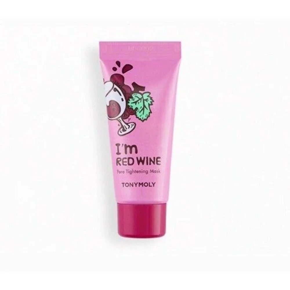 TONYMOLY I'm Red Wine Pore Tightening Mask Travel Size 15ml/0.5 fl oz NEW Sealed
